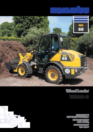 Ładowarki kołowe Komatsu WA65-6