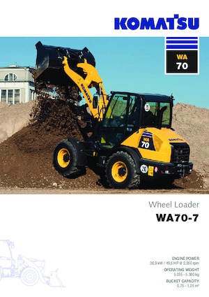 Ładowarki kołowe Komatsu WA70-7 