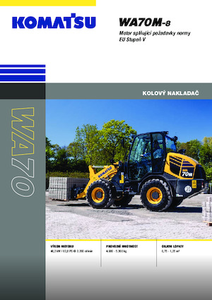 Ładowarki kołowe Komatsu WA70M-8E0
