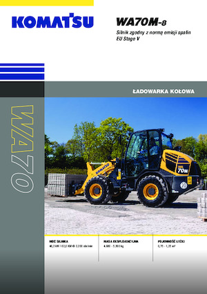 Ładowarki kołowe Komatsu WA70M-8E0