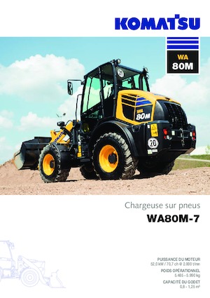 Ładowarki kołowe Komatsu WA80M-7 