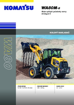 Ładowarki kołowe Komatsu WA80M-8E0