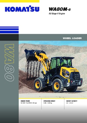 Ładowarki kołowe Komatsu WA80M-8E0