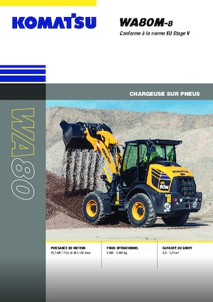 Ładowarki kołowe Komatsu WA80M-8E0
