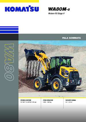 Ładowarki kołowe Komatsu WA80M-8E0