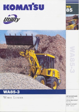 Ładowarki kołowe Komatsu WA85-3