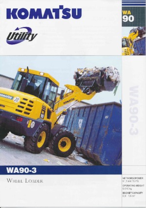 Ładowarki kołowe Komatsu WA90-3
