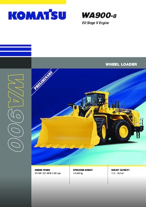 Ładowarki kołowe Komatsu WA900-8E0