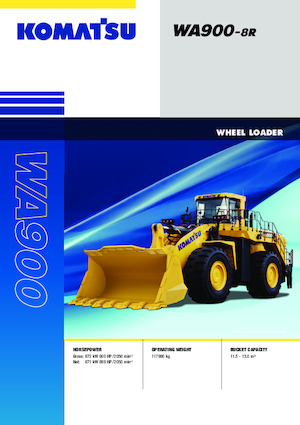 Ładowarki kołowe Komatsu WA900-8R