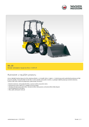 Ładowarki kołowe Wacker Neuson WL 18