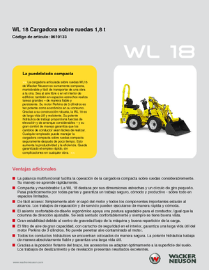Ładowarki kołowe Wacker Neuson WL 18