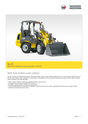Ładowarki kołowe Wacker Neuson WL25