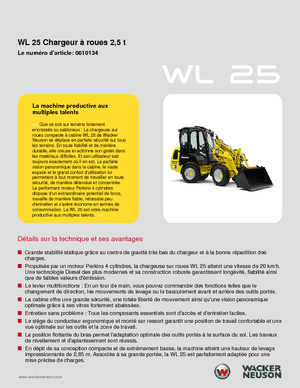 Ładowarki kołowe Wacker Neuson WL25