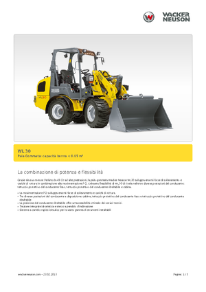 Ładowarki kołowe Wacker Neuson WL 30