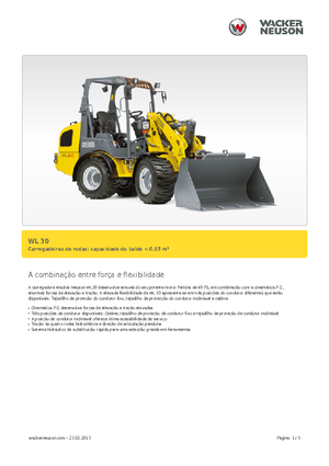 Ładowarki kołowe Wacker Neuson WL 30