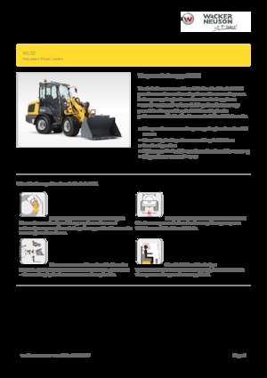Ładowarki kołowe Wacker Neuson WL32