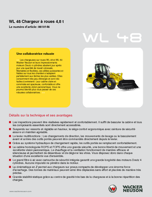 Ładowarki kołowe Wacker Neuson WL 48