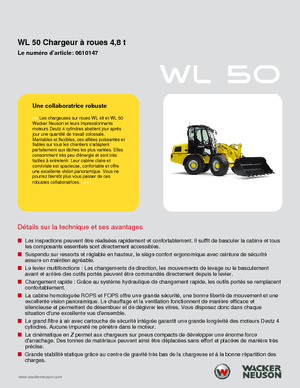 Ładowarki kołowe Wacker Neuson WL 50