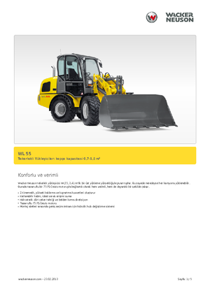 Ładowarki kołowe Wacker Neuson WL 55