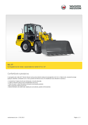 Ładowarki kołowe Wacker Neuson WL 57