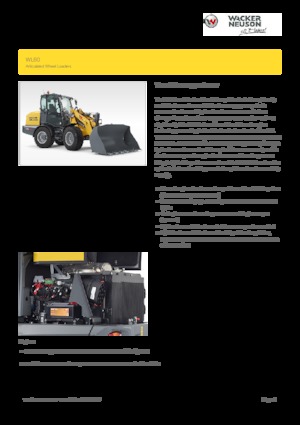 Ładowarki kołowe Wacker Neuson WL60