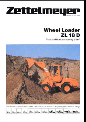 Ładowarki kołowe Zettelmeyer ZL 18 D