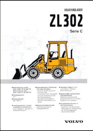 Ładowarki kołowe Volvo ZL 302