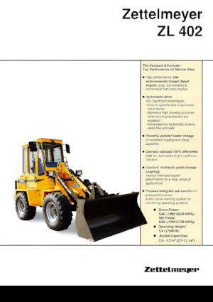 Ładowarki kołowe Zettelmeyer ZL 402