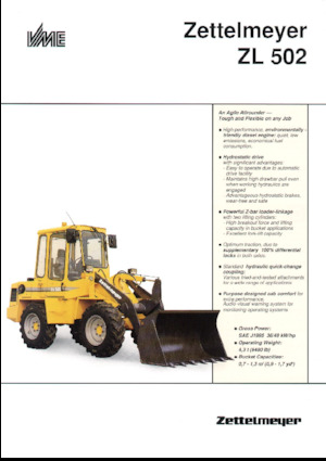 Ładowarki kołowe Zettelmeyer ZL 502