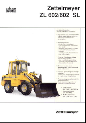 Ładowarki kołowe Zettelmeyer ZL 602 SL