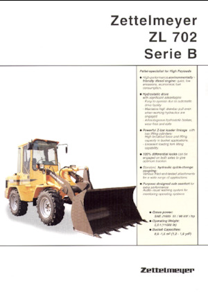 Ładowarki kołowe Zettelmeyer ZL 702 B