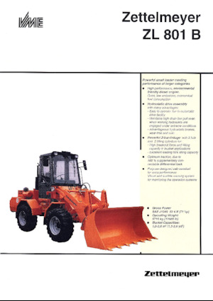 Ładowarki kołowe Zettelmeyer ZL 801 B