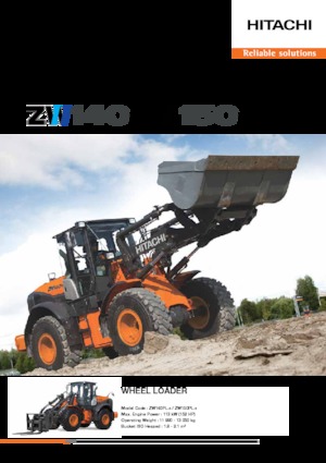 Ładowarki kołowe Hitachi ZW150PL-5
