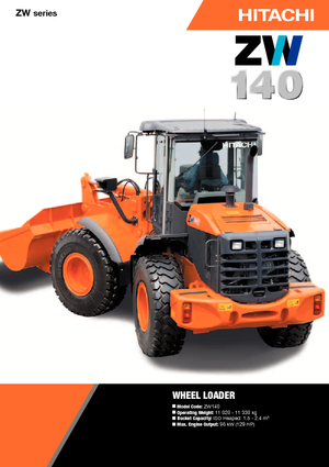 Ładowarki kołowe Hitachi ZW 140