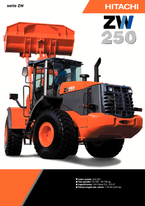 Ładowarki kołowe Hitachi ZW 250