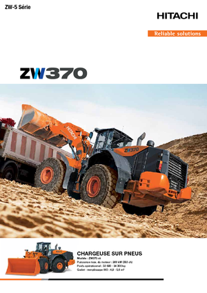 Ładowarki kołowe Hitachi ZW 370-5