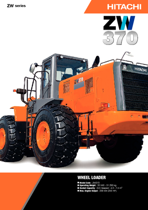 Ładowarki kołowe Hitachi ZW 370