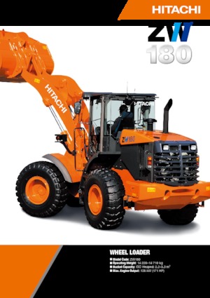 Ładowarki kołowe Hitachi ZW180