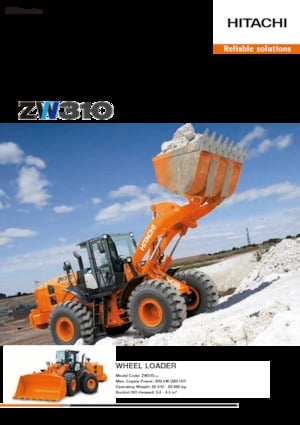 Ładowarki kołowe Hitachi ZW310-5A