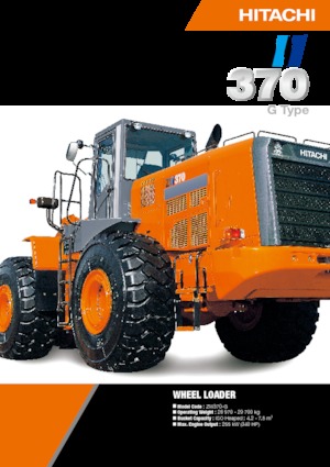 Ładowarki kołowe Hitachi ZW370-G