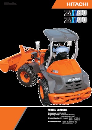 Ładowarki kołowe Hitachi ZW80