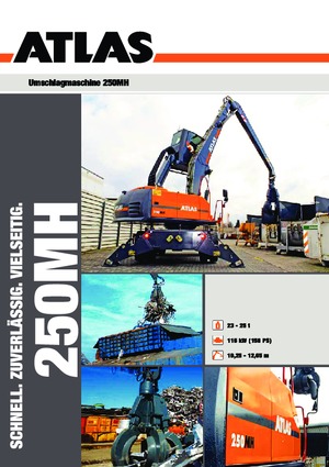 Koparki kołowe Atlas 250 MH