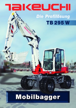 Koparki kołowe Takeuchi TB 295 W