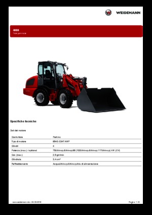 Ładowarki kołowe Weidemann 4080