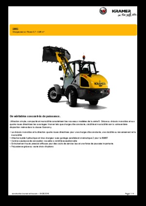 Ładowarki kołowe Kramer 5085