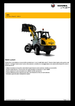 Ładowarki kołowe Kramer 5085