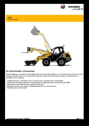Ładowarki kołowe Kramer 5085 T