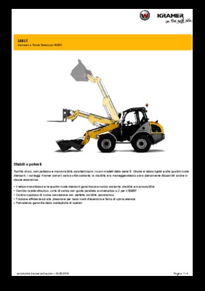 Ładowarki kołowe Kramer 5085 T