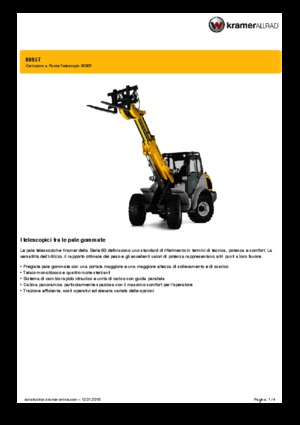 Ładowarki kołowe Kramer 8095 T