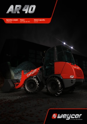 Ładowarki kołowe weycor AR 40